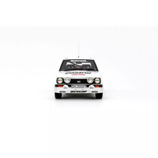 Ford Fiesta 1600 Gr.2 Rallye Monte Carlo 1979  FORD FIESTA 1600 GR.2 #15 R.CLARK / RALLYE MONTE CARLO 1979 OttO mobile 1:18 Resinemodell (Türen, Motorhaube... nicht zu öffnen!)